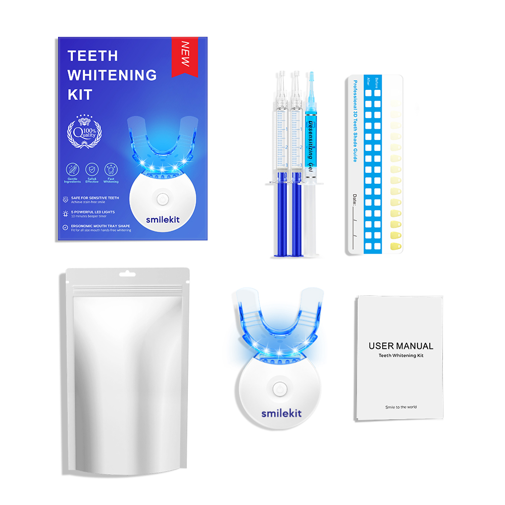 Teeth Whitening Near Me - Zahnaufhellungs-Set – 5 x LED-Licht-Zahnaufheller mit