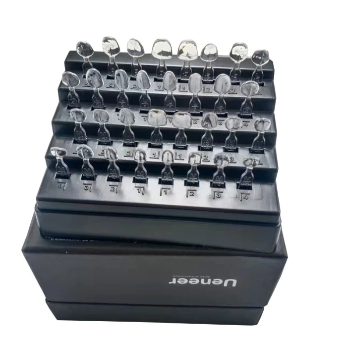Teeth Whitening Moulds - Labor-Zahnveneers-Formen, Labor-Porzellan-Zahnveneers, Labor-Direktkomposit-Schablonen-System/YP 32-teilig, Bestes Werkzeug