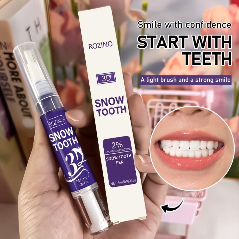 Teeth Whitening Pens - 3D-Schnee-Zahnaufhellungsstift, Gel zur Zahnfarbkorrektur, Serum zur