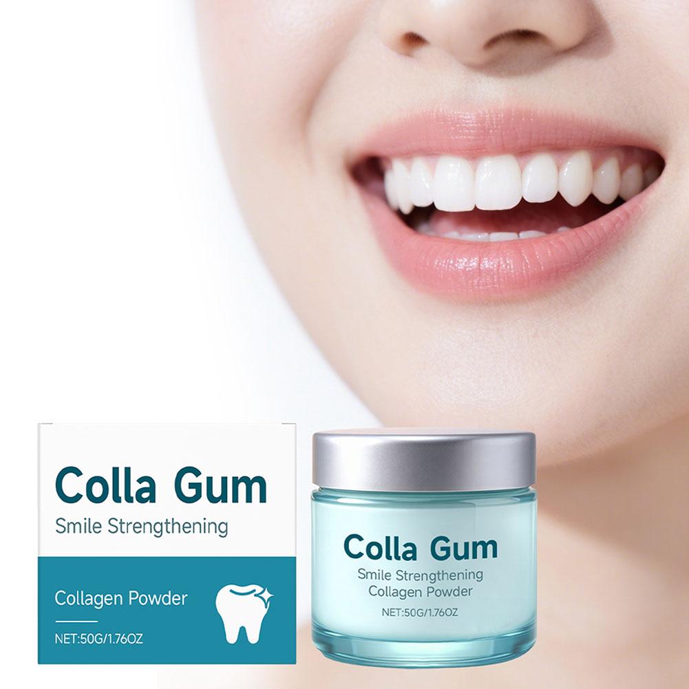 Teeth Whitening Near Me - Kollagen-Zahnpulver, hellt Zähne auf, beruhigt das