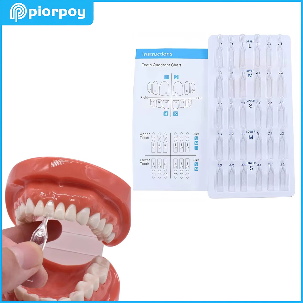 Teeth Whitening Kit - PIORPOY Dental Composite Harz Veneers Form