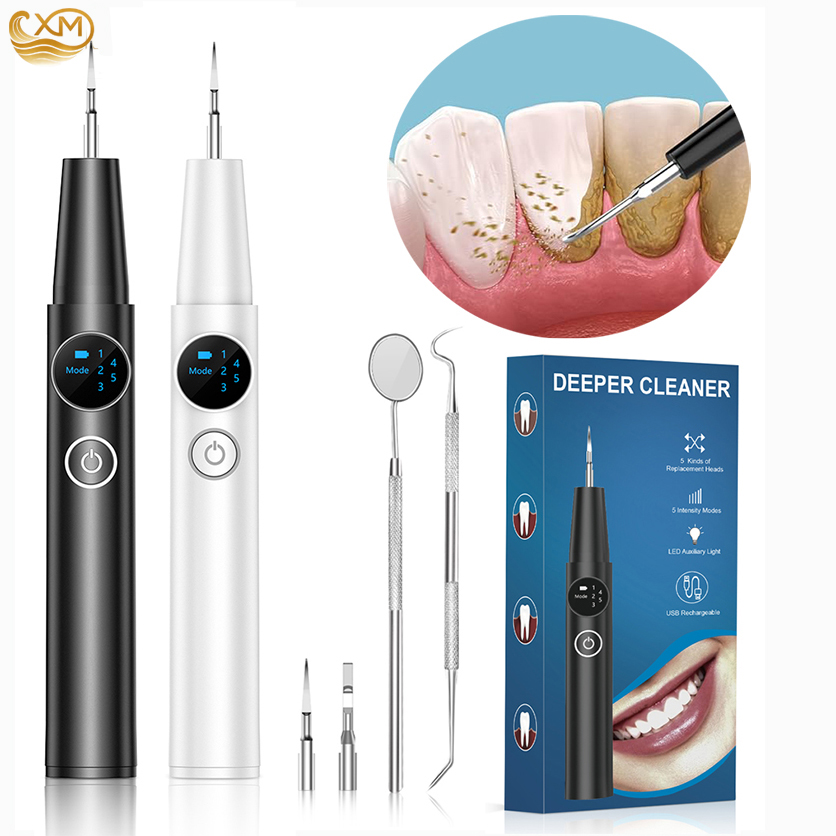 Teeth Whitening Mouthwash - Ultraschall-Zahnsteinentferner für Zähne mit 5 Modi,
