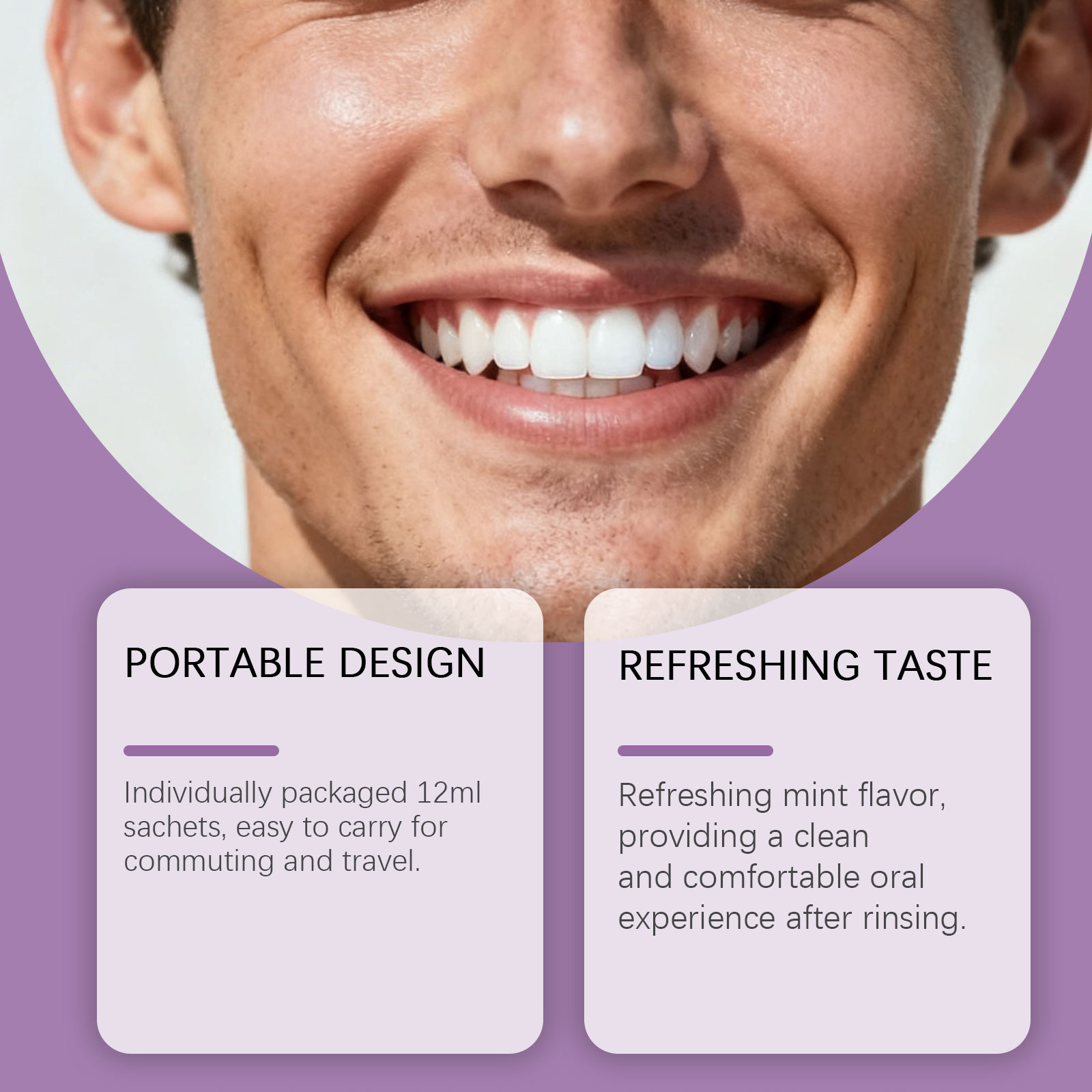 Lila Mundwasser zur Zahnaufhel – Teeth Whitening Mouthwash Bewertung und Preis
